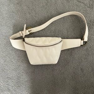 Target Cream Fanny Pack